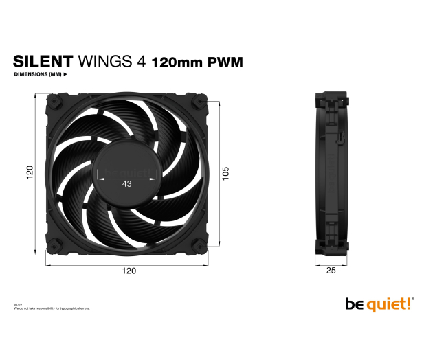 be quiet! Silent Wings 4 120mm PWM - 1057687 - zdjęcie 6